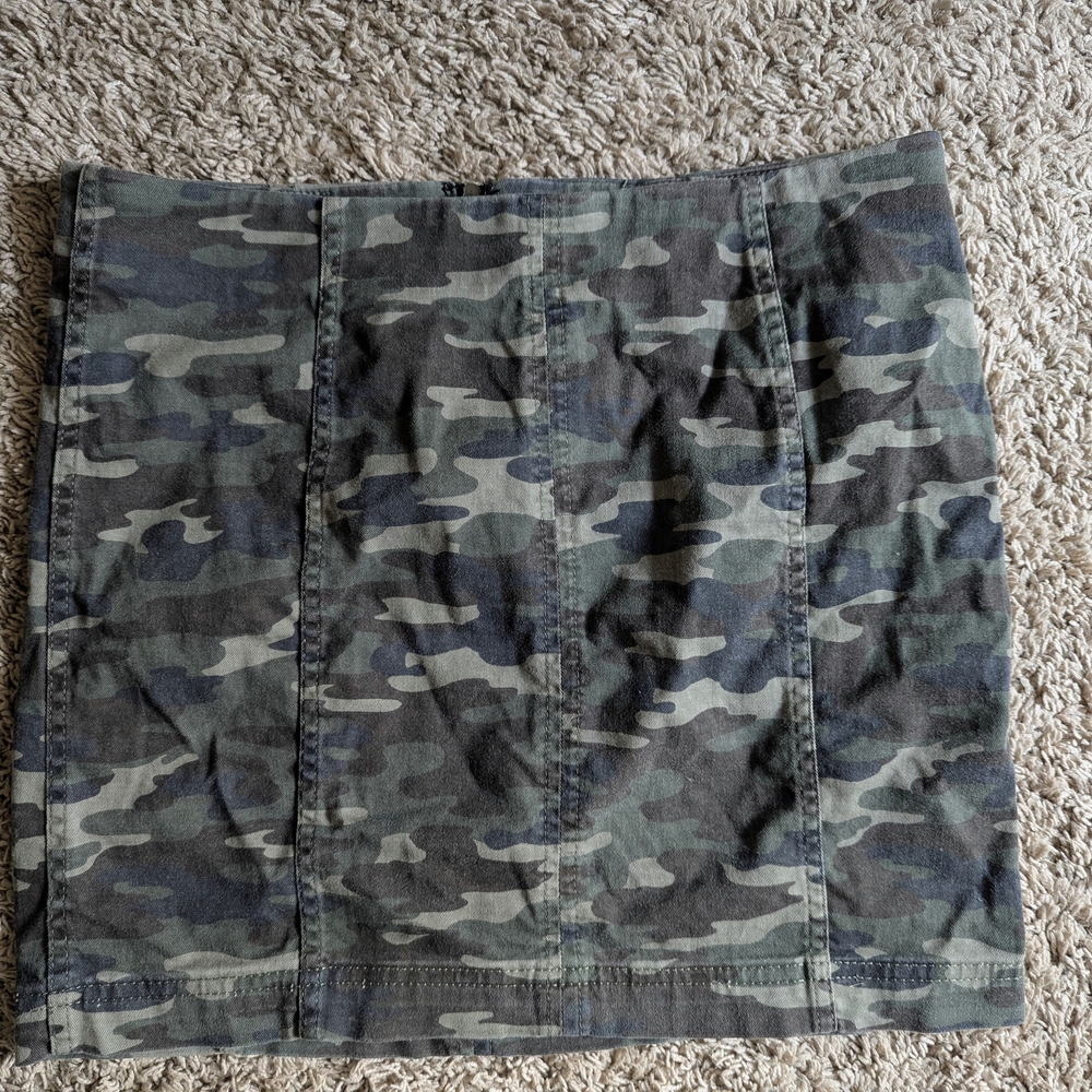 Camo Mini Skirt